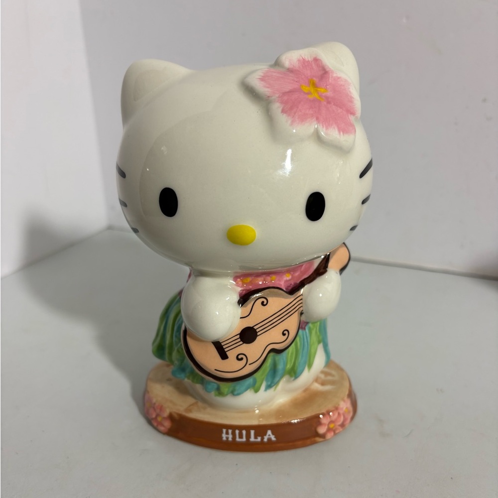 Blue Sky Clayworks Hawaiian Hula Hello Kitty With Ukulele